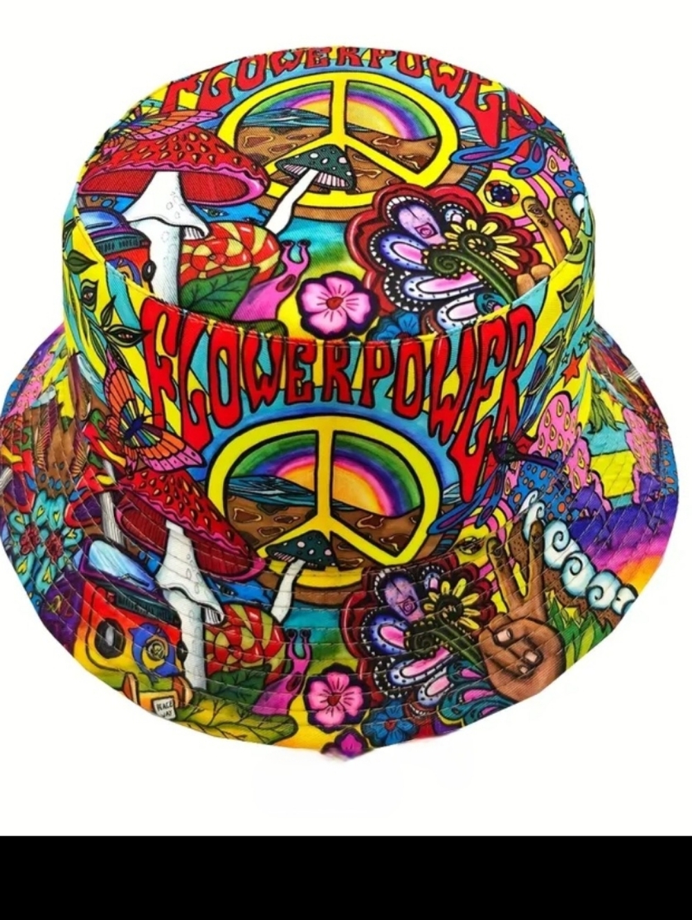 Flower Power Bucket Hat Unisex 22"-23"